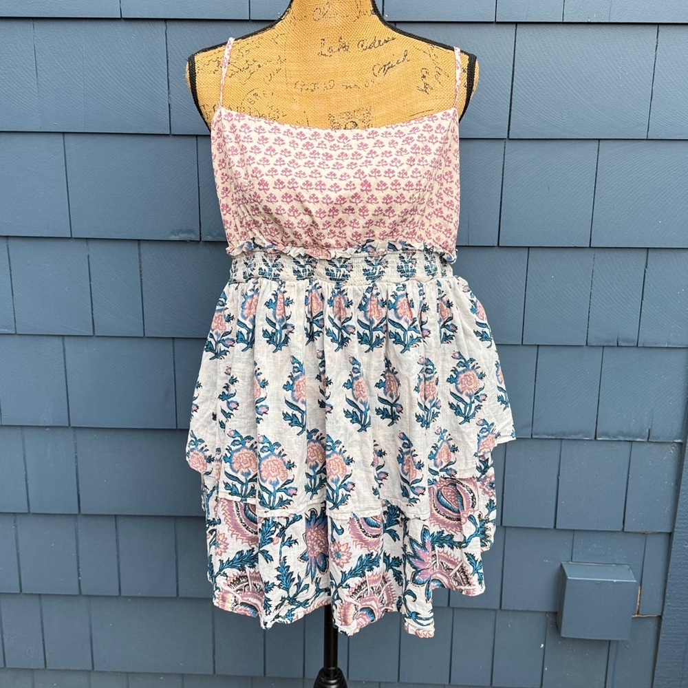 Celandine XL babydoll Floral Print Women's Top blouse cotton
